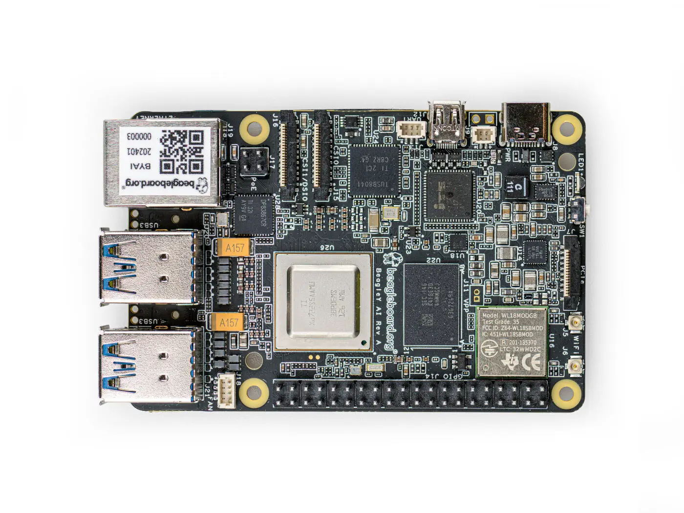  Y-AI AI  μ, AM67A, 64 Ʈ ϢCortex-A53 CPU ھ, Ŭ ӵ ִ 1.4 GHz