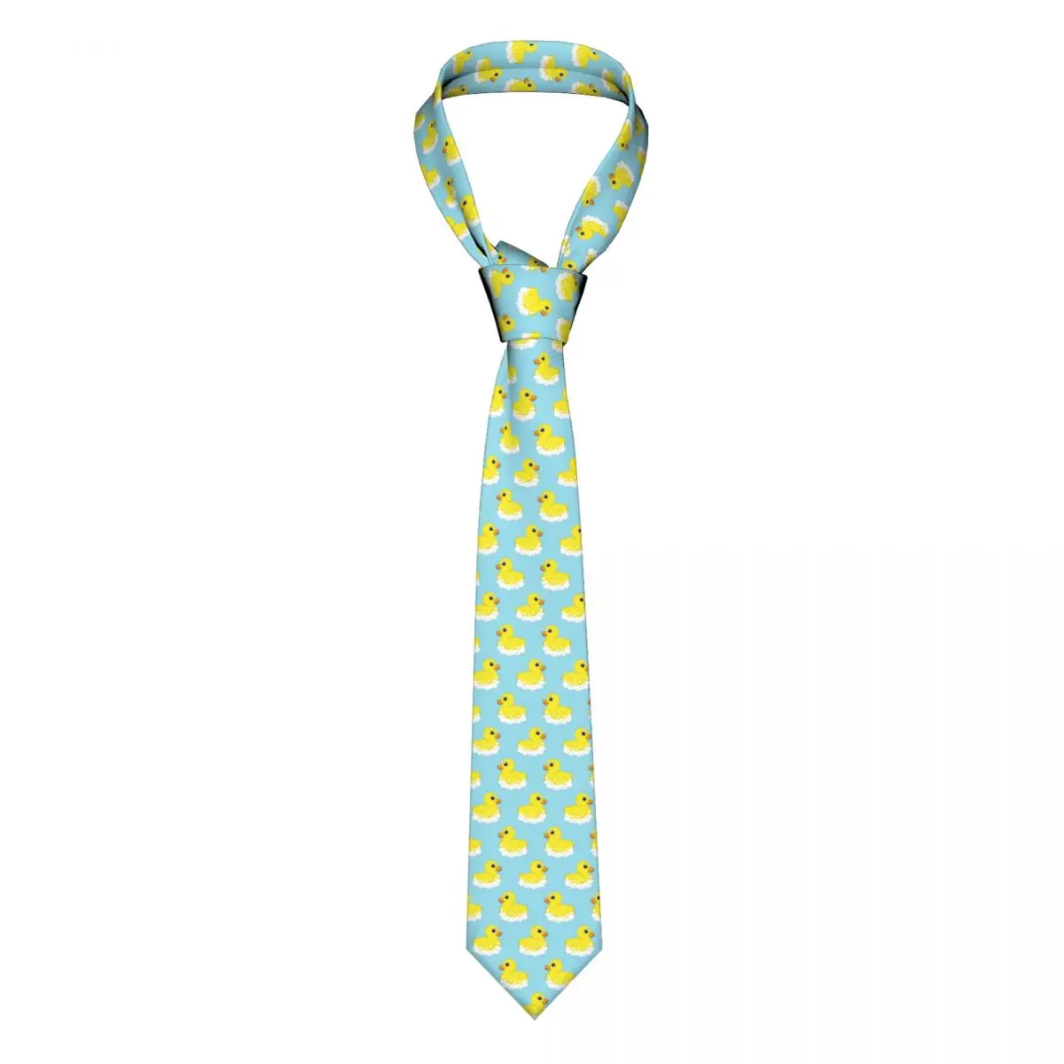 

Cartoon Yellow Duck Tie Fashion Animal Custom Neck Ties Elegant Collar Tie Men Women Leisure Necktie Accessories Xmas Gift