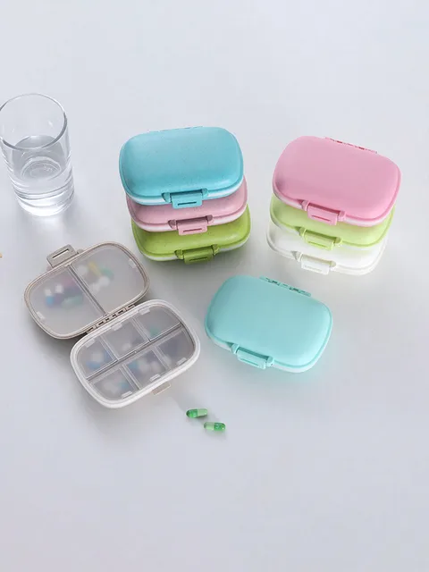 1PCS Blue Pill Packing Box: A Convenient and Stylish Solution to Organize Your Pills