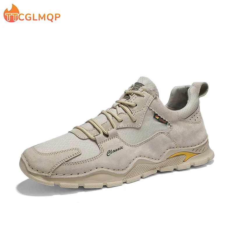 

Brand Men's Sneakers Breathable Casual Shoes Men Mesh Lace Up Comfortable Outdoor Walking Footwear Fashion Plus Size Men Shoes