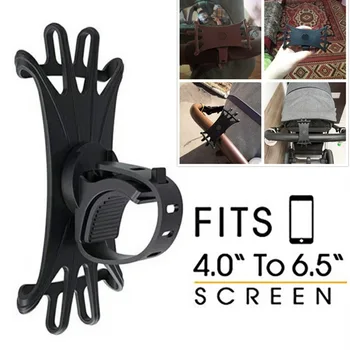 Multifunctional Rotating Silicone Bike Phone Mount 5