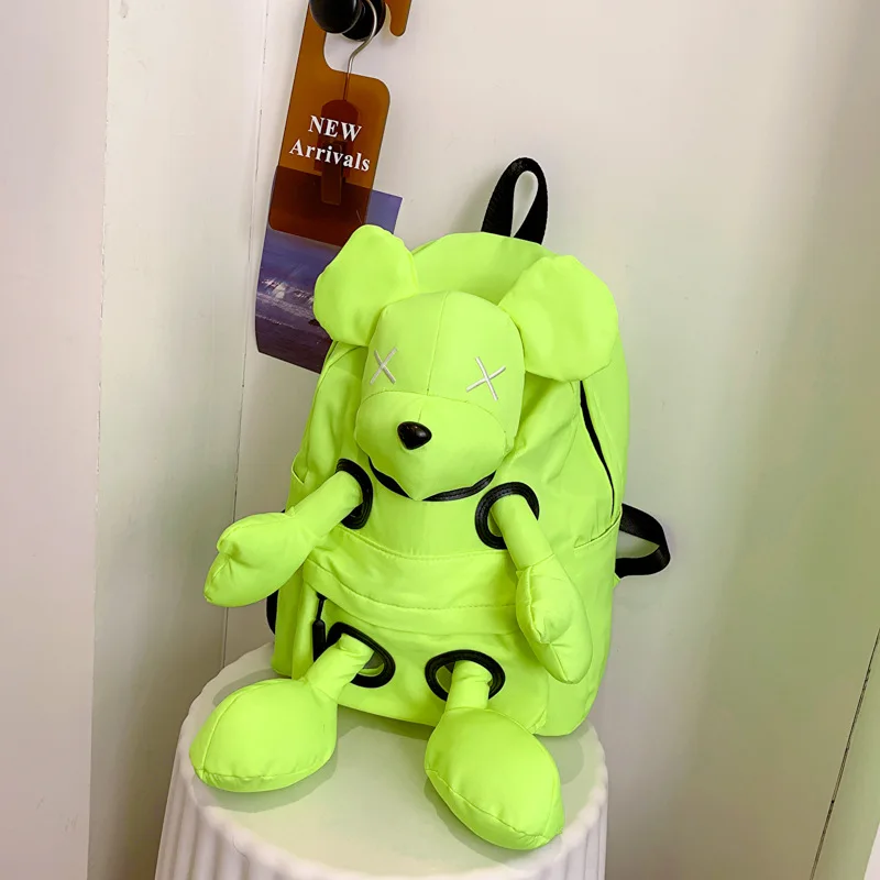 حقيبة ظهر Muppet بتصميم بلون موحد، تتميز بسعة كبير...