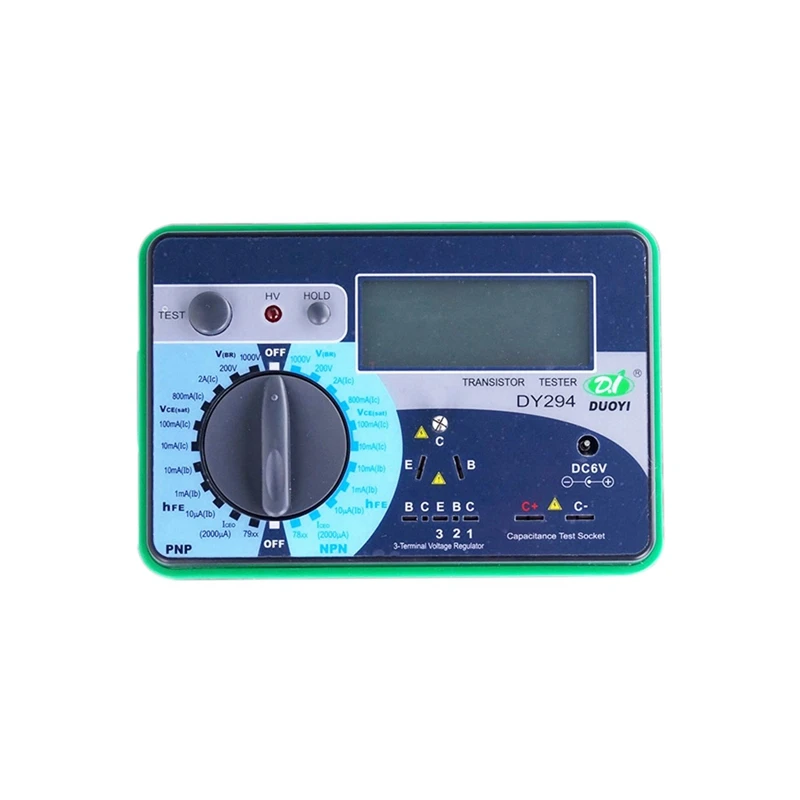 Duoyi 1 Pcs Dy294 Digital Transistor Field Effect Tube Tester Tester Multifunzione A Semiconduttore