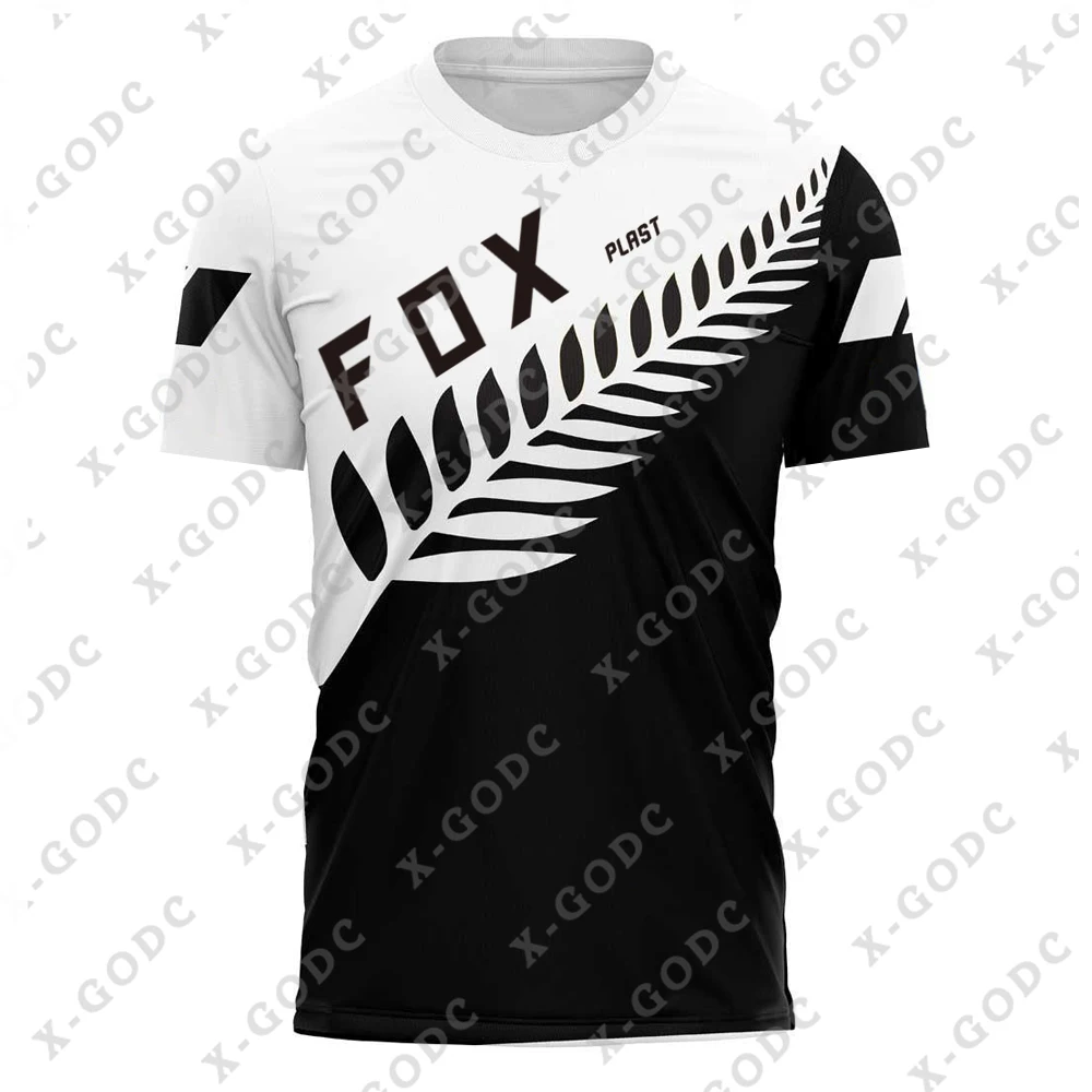 

2023 Foxplast Motocross Jersey Mountain Bike MTB Short Sleeve Shirt Summer Offroad Motorcycle Downhill Sportwear Clothing Racing