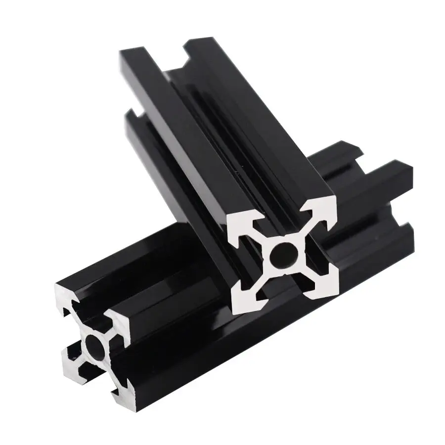 2x Profilés Aluminium 2040 V-Slot 500mm - Anodisés, Pour Imprimante 3D Et CNC (Norme Européenne)