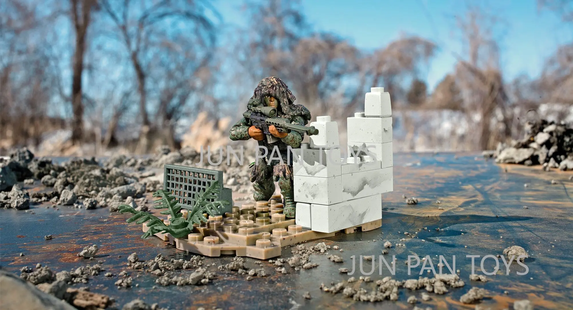 Mega Construx Black Series GYF92 - Call Of Duty Largage Battle Royale | 4 Minifigure + Accessori