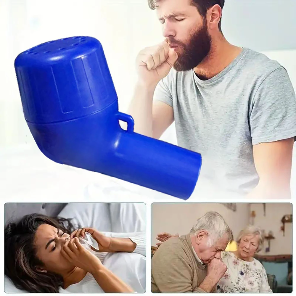 Lung Expansion & Mucus Relief Respiratory Trainer Breathing Training Exerciser Tool for All Age Groups Athletes Swimmers
