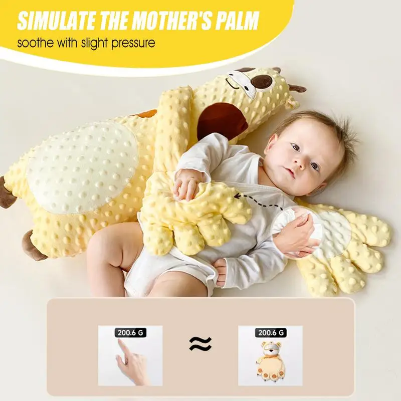 Soothing Palm for Toddler Soothing Palm Patting Toy for Toddler Sleep Toddler Boys Girls Sleep Aid Companion Cartoon Patting 4