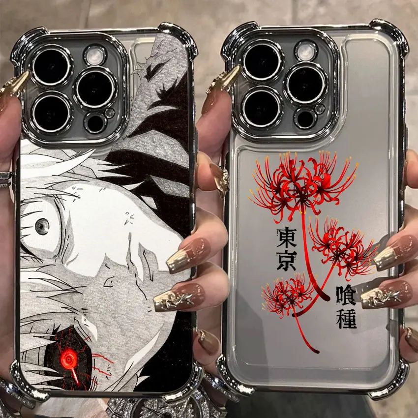 Tokyos Anime Ghouls Clear Phone Case Cover