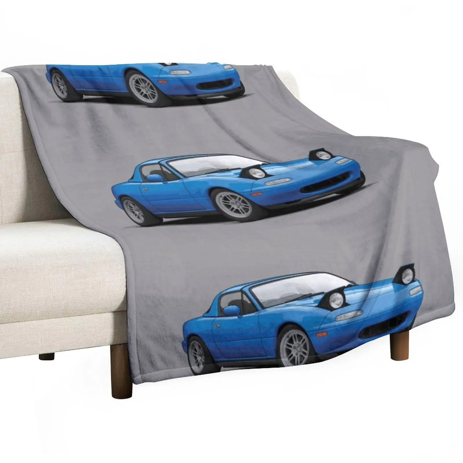 

Mx5 / Miata NA MK1 illustration Throw Blanket manga Soft Beds fluffy Blankets