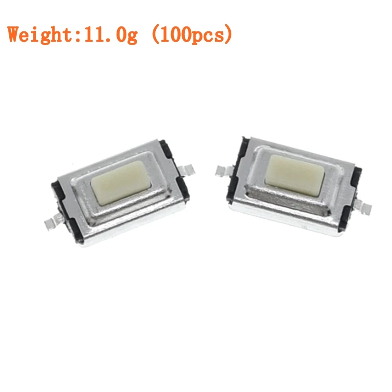 100pcs/lot Tact Touch Micro Switch 3X6X2.5 Tactile Push Button Switch 3*6*2.5 mm SMD 2 Pin Car Remote Control Key Button
