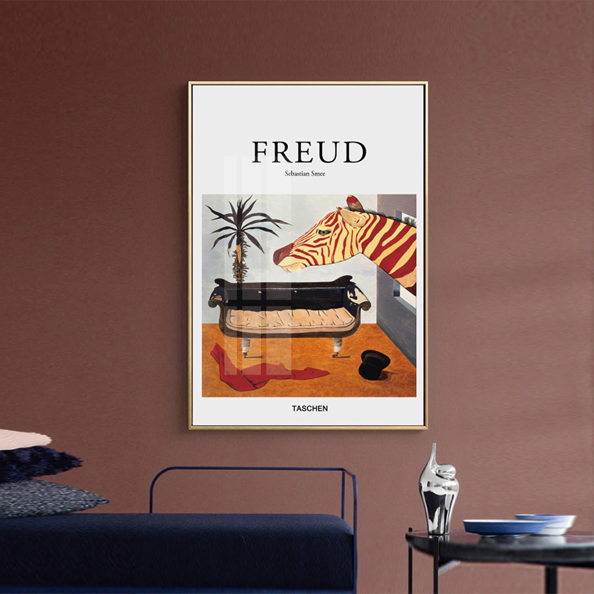 

Canvas print painting poster Children's cartoon style Cute zebra wall painting art children's room living room home decoration r