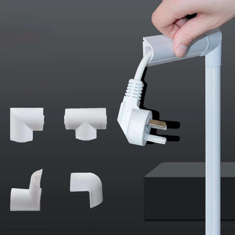 Cord Cover Decorative Wall Cord Hider Paintable Cable Concealer Cable Raceway Wire Cover Wall