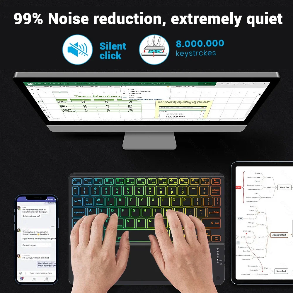 Versatile Samsung Tablet Cover with Keyboard - Premium Protective Case