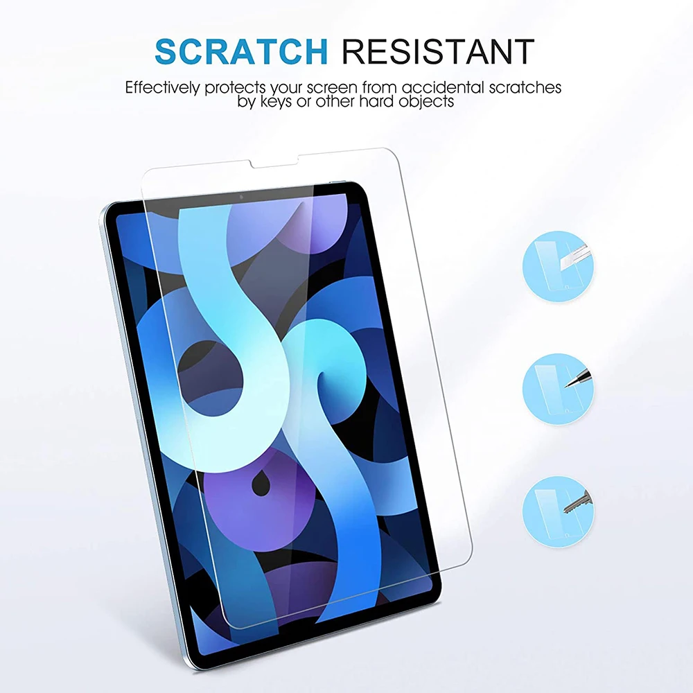 2Pcs Tempered Glass for IPad 2  3 4 9.7 Inch Tablet Screen Protector A1395 A1396 A1397 A1416 A1403 A1430 A1458 A1459 A1460 Glass 2
