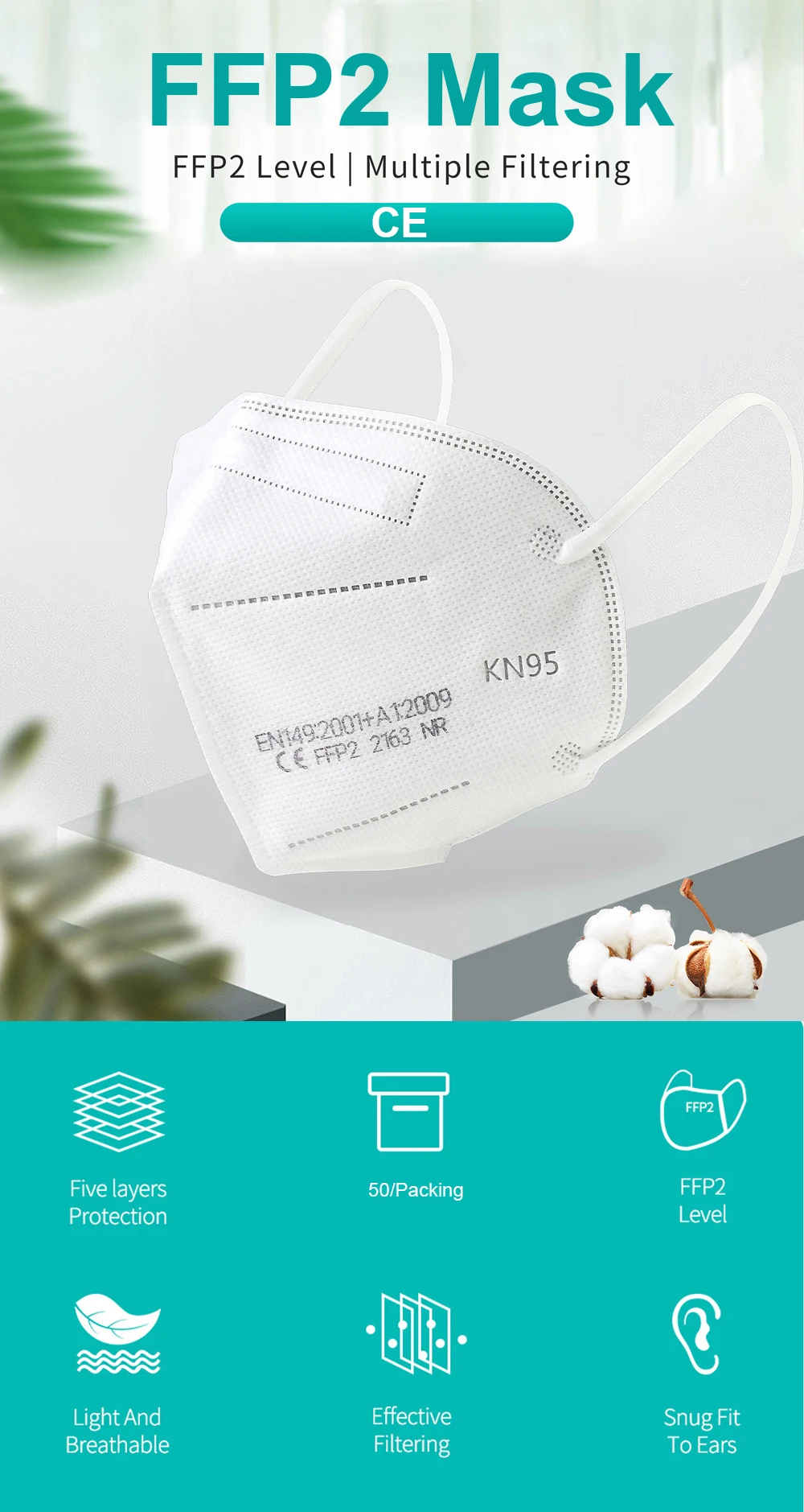 FFP2 Masks KN95 Mascarillas 5 Layers Filter Homologada Face Masks Protective Mouth Mask CE FFP2MASK Respirator Masque 1 S051dfa7ae71948b4bd919f3fb32442bcE