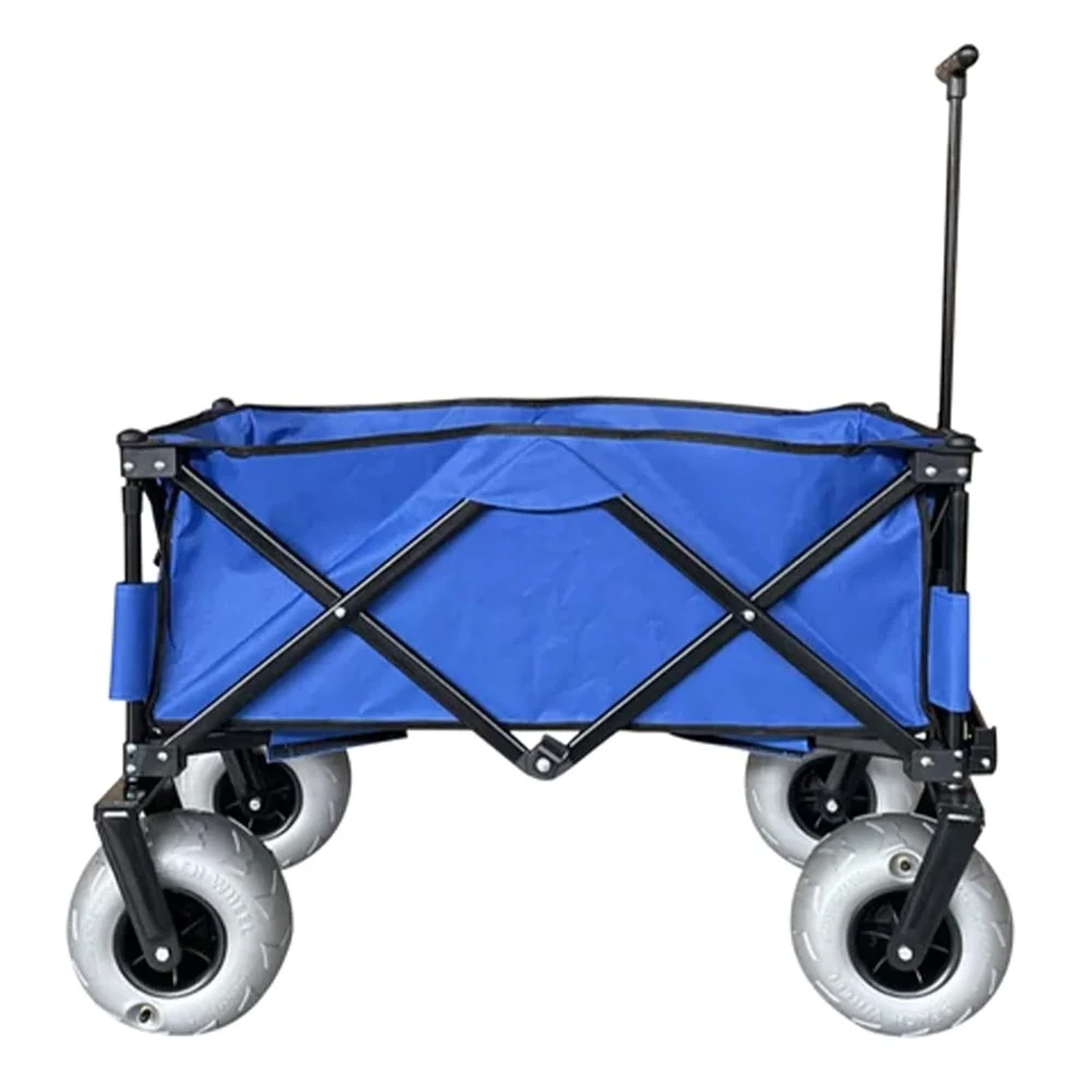 Collapsible Waterproof Cart with Wheels and Cover Ideal Outdoor Activities Camping Gardening Grocery Beach Use
