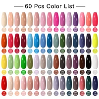 Mtssii 120/60/40/24 Colors Gel Nail Polish Set Semi Permanent Hybrid Gel Varnish Set Base Top Coat Soak Off UV LED Nail Gel Kits 2