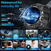 LIGE Super Durable 700mAh Large Battery Adult Mature Men Smart Watch Waterproof SmartWatch GPS Sports Tracker LED Flashlight Run 6