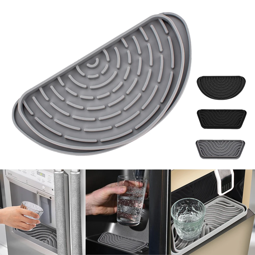 Silicone Refrigerator Drip Tray Fridge Drip Catcher Cuttable Water Tray For  Refrigerator Water Dispenser Drip Pad Accessories - AliExpress