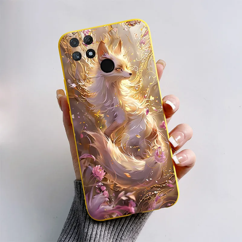 Cute Cat Cartoon Shockproof Soft Silicone TPU Phone Back Cover