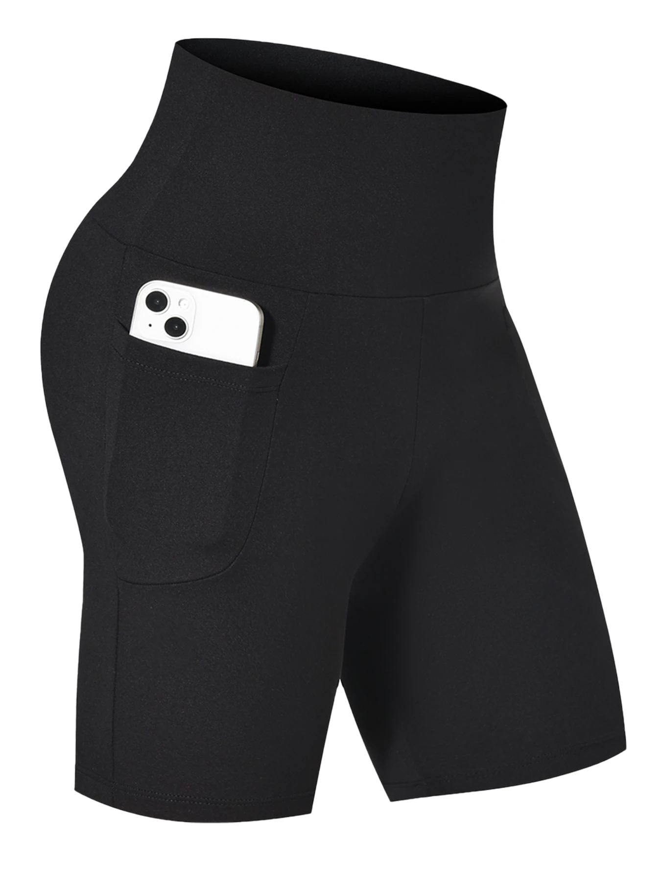 High Waisted Biker Shorts For Women With Pockets No See Through Workout Running Yoga Athletic Shorts Push Up Gym  Fitness