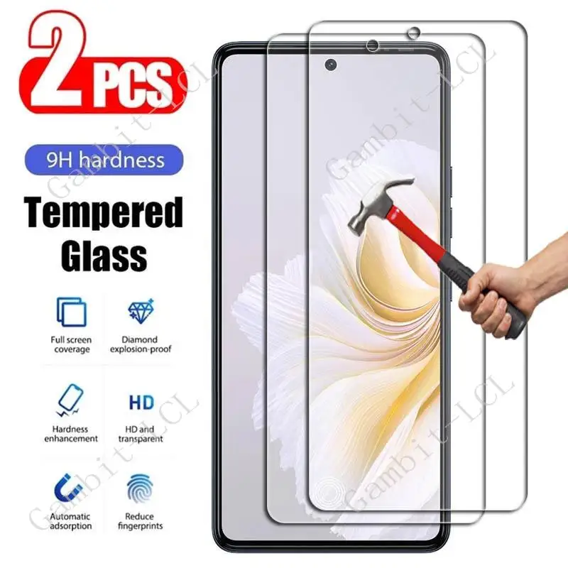 2 Pezzi Per Tecno Camon 20 Premier 5G Pop 7 8 Pova 5 Free Fire Neo 3 Spark 10 4G 10C 20 20C Pellicola Protettiva In Vetro Temperato Per Schermo