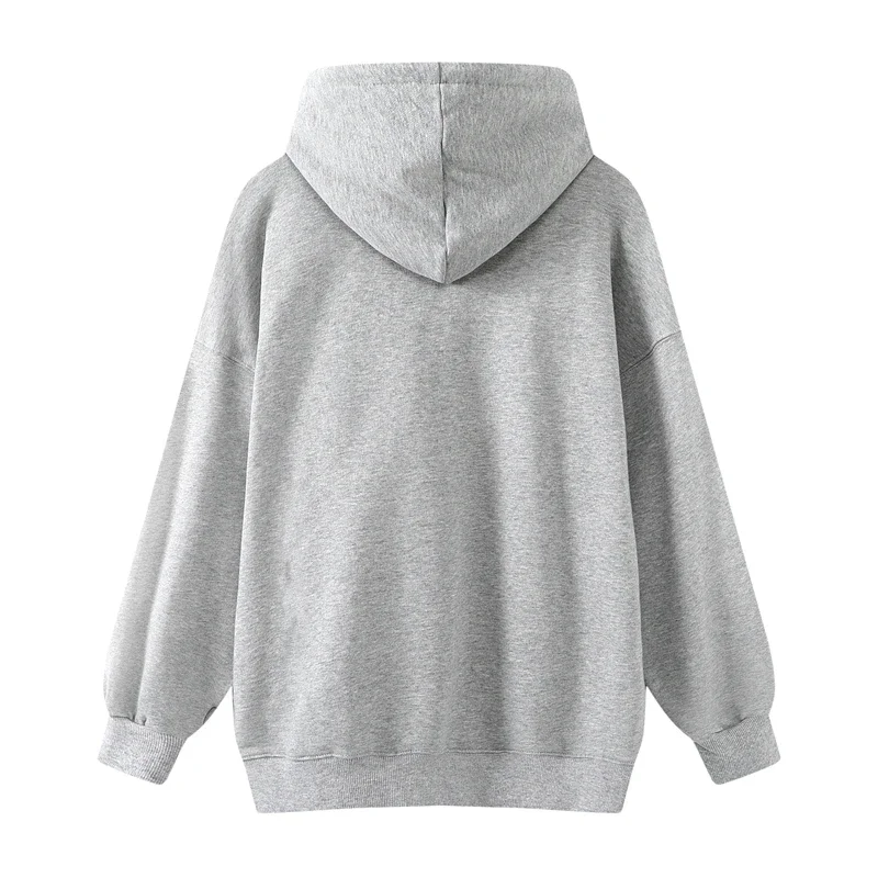 Ladies Elegant Streetwear Cotton Pullover Women 2023 Autumn Fashion Loose Casual Chic Sweatshirt Girls Stylish Hoodies Female