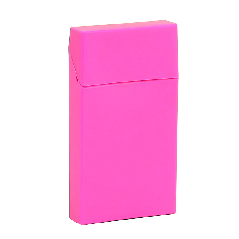 Plastic Cigarette Case Box Multi-Color Portable Thin Cigar Storage Case Pocket Smoking Holder Anti-Collision Storage Container
