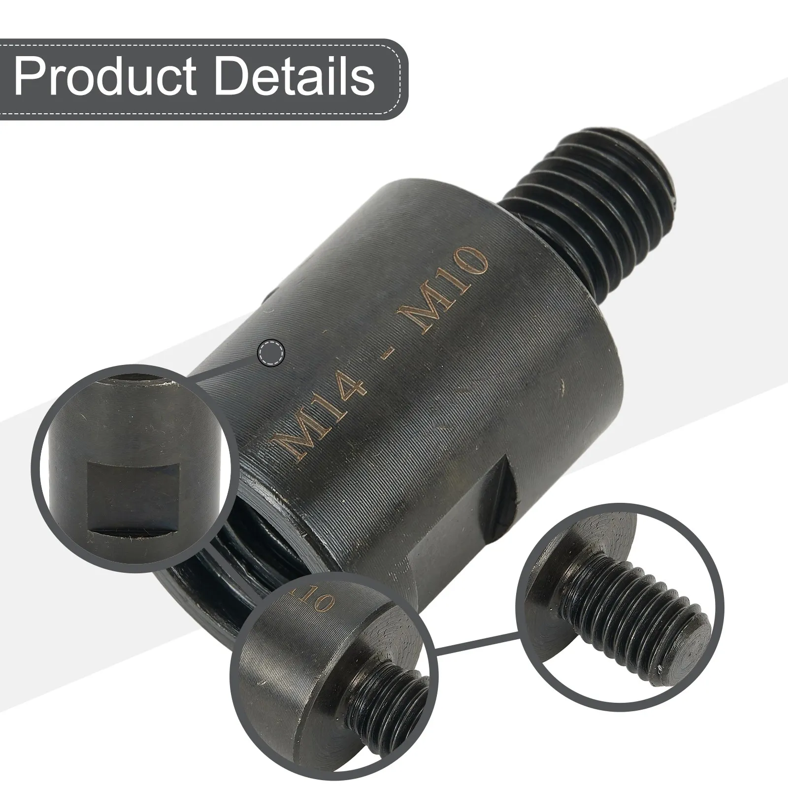 Angle Grinder Adapter Converter M10 M14 5/8-11 Suitable For Polishing Pads Backer Plate, Drill Bits Polishing Machine