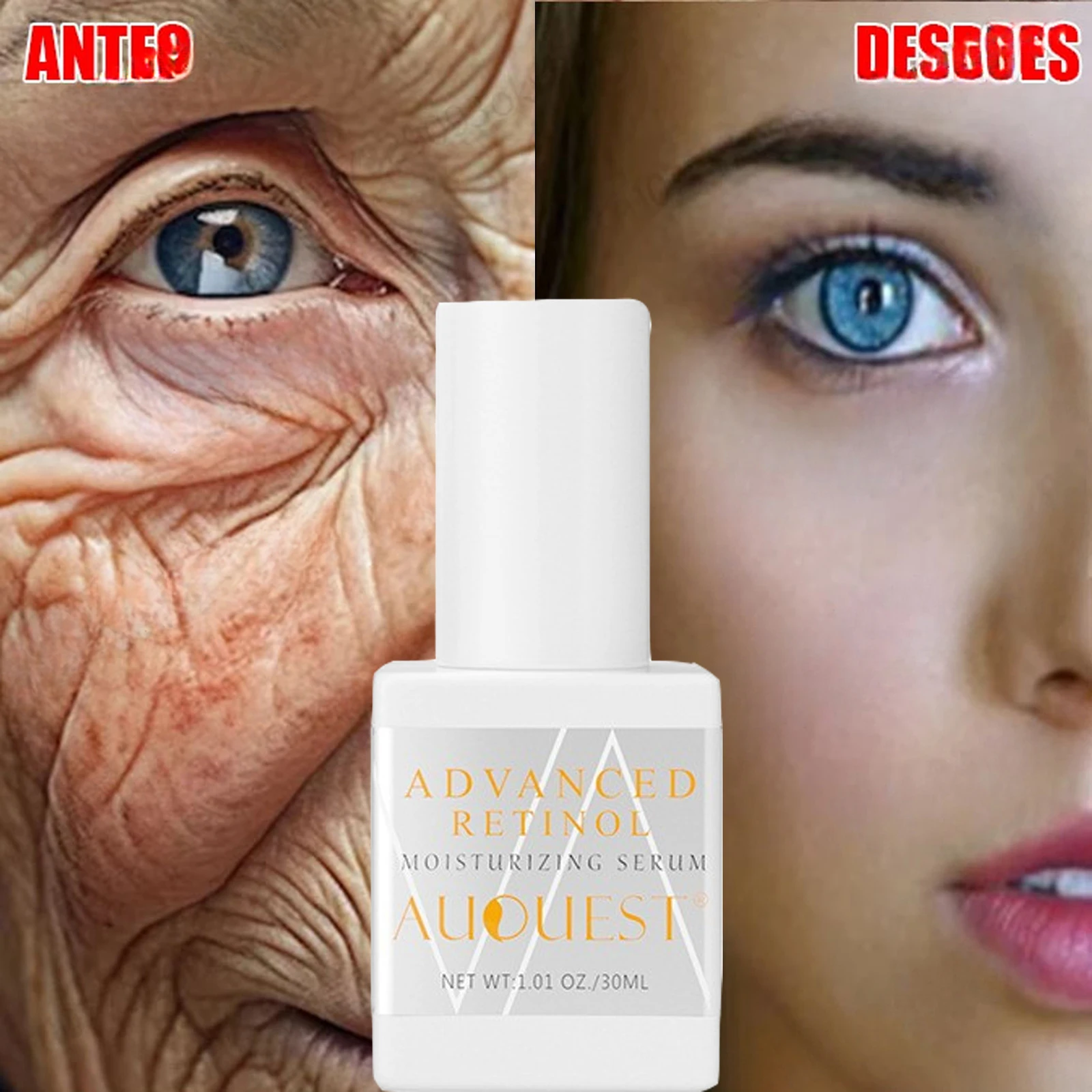 

Retinol Anti Aging Serum Remove Wrinkles Fade Fine Line Hyaluronic Acid Moisturizing Whitening Beauty Health Skin Care Products