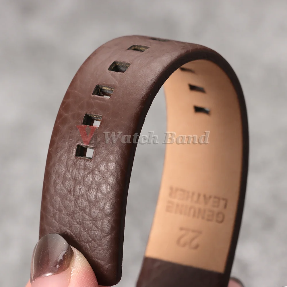 Lychee Pattern Brown and Black Soft Wristband