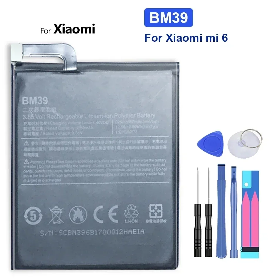 Batteria Deji BM39 per Xiaomi Mi 6 [3.85V 3350mAh 12.90Wh