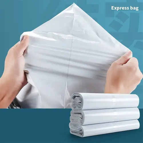 50pcs/Lots White Courier Bag Express Envelope Storage Bags Mail Bag Mailing Bags Self Adhesive Seal Plastic Packaging Pouch - Image 3