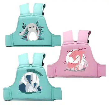 어린이 오토바이 안전 벨트, 조절 가능한 만화 오토바이 하네스, 통기성 낙하 방지, 어린이 오토바이 뒷좌석 안전 스트랩