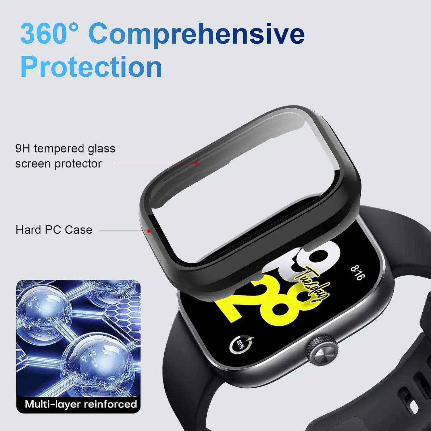 Glass Screen Protector Xiaomi Redmi Watch 4 3