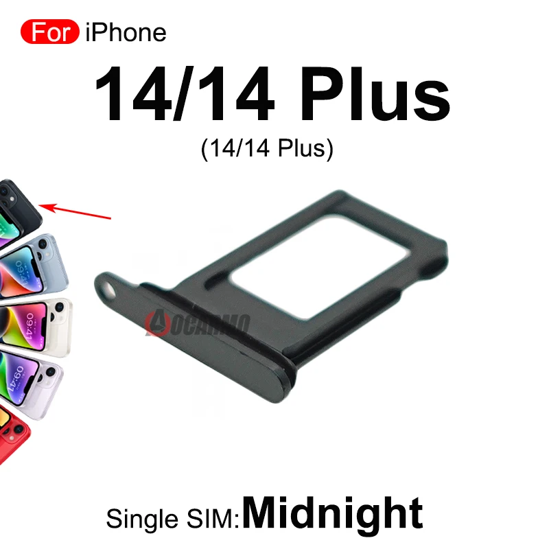 For iPhone 14 14PLUS Dual SIM Card And Single Sim Tray Slot