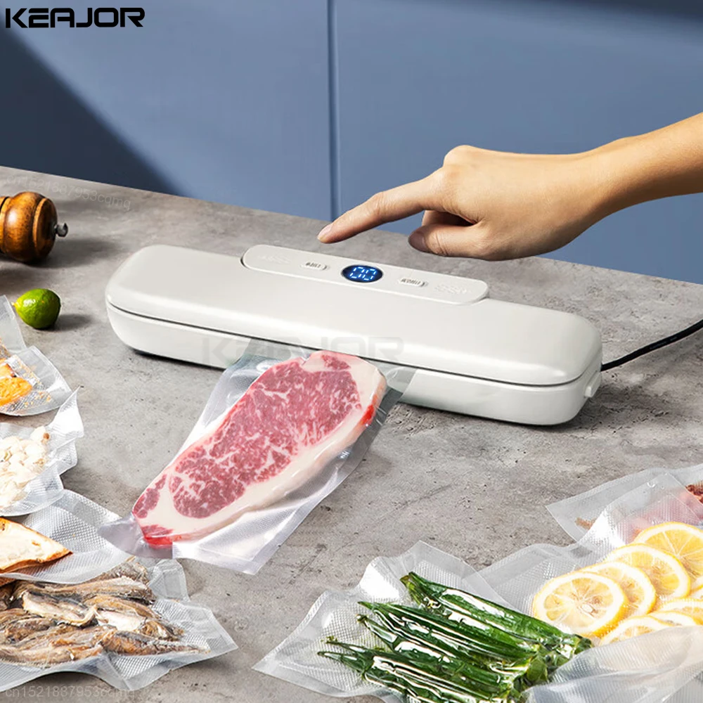 Máquina Automática da Selagem do Vácuo do Alimento do Agregado Familiar Aferidor do Vácuo para o Empacotamento de Alimento 220v