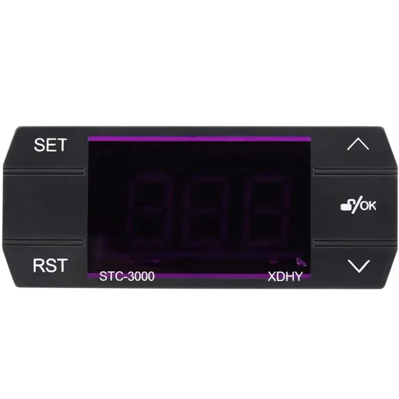 

Touch Digital Temperature Controller With Sensor Black Electronic Thermostat For Incubator Heating Cooling 30A