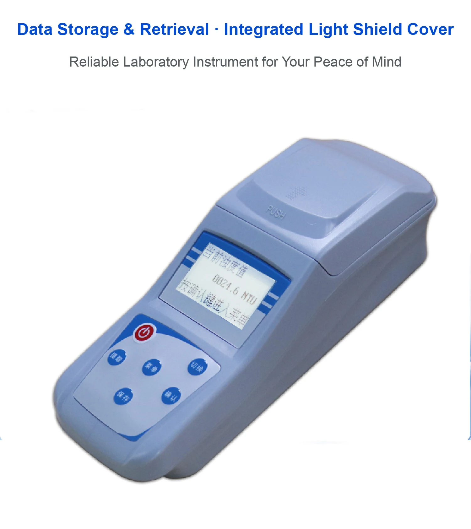 Portable Digital Turbidity Meter ZD-2A 0-1000 NTU 90° Scattered Light Handheld W