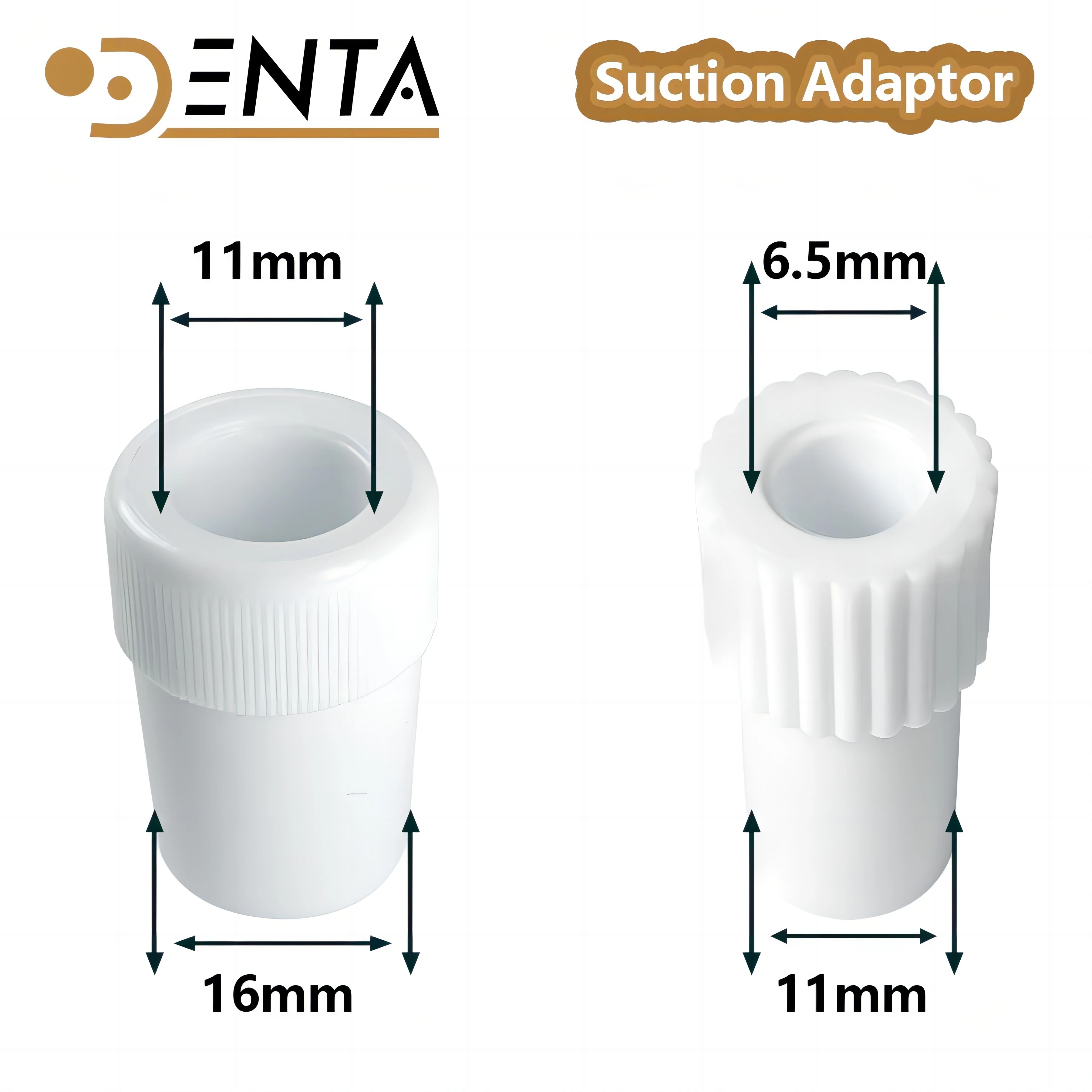 High quality Autoclavable plastic strong/ week suction handle adaptor convertor Duckbill Evacuation Tips Saliva Swivel
