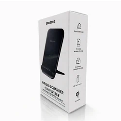 Universal Fast Charging Wireless Charger Stand Pad - Induction Dock Station - Black