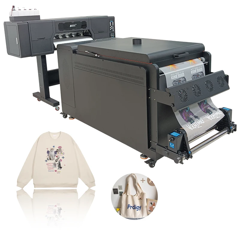 Cmyk 화이트 4 헤드 i3200 프린트 헤드, A1 애완 동물 필름, DTF 프린터 응용, 티셔츠 청바지 모자 양말, 공장 가격, 5 색