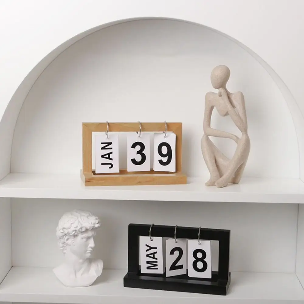 Mini Calendario da Tavolo per Soggiorno, Decorazione Creativa per Ufficio, Divertente Modello di Calendario da Scrivania - immagine 3
