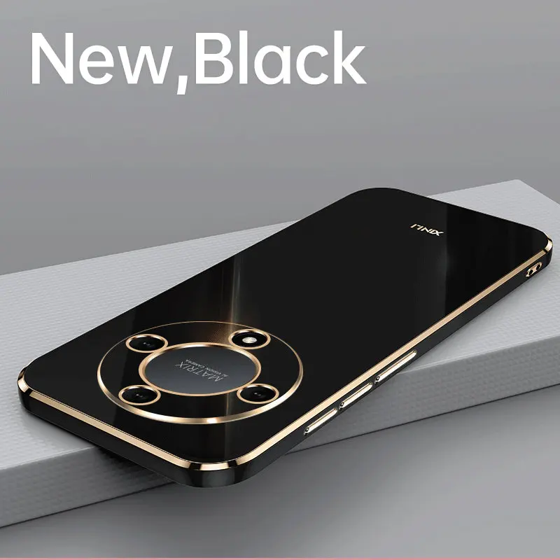 Enhanced 6D Plating Silicone TPU Soft Back Cover