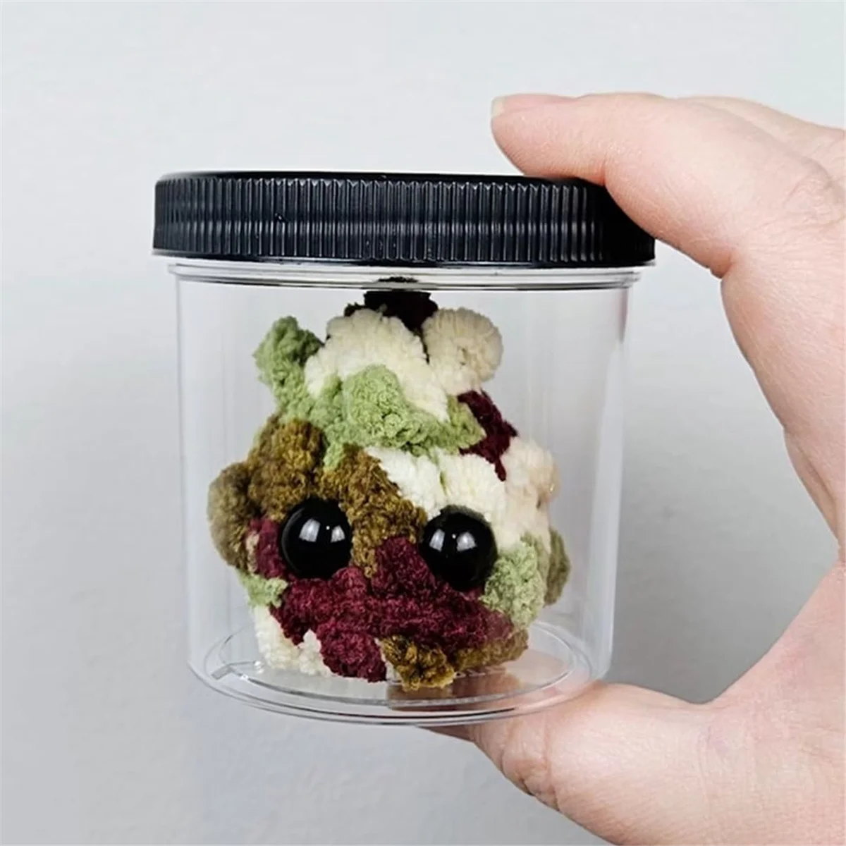 New Adopt A Weed Nugget Plushie in A Jar Handmade Plush Stuffed Toys,Little Weed Nugget Plushie with Cards