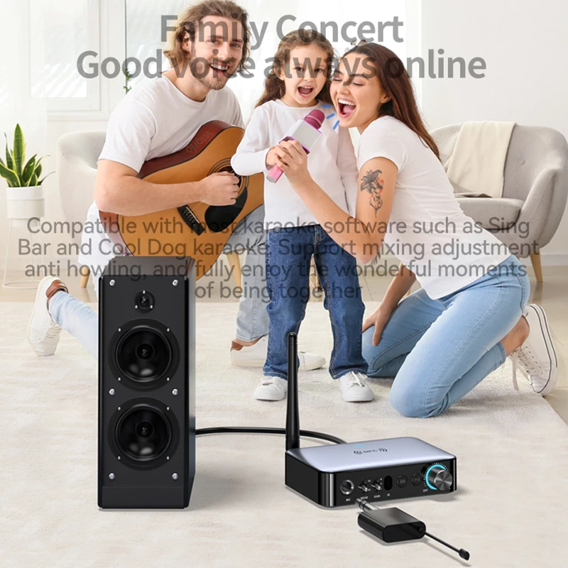 Receptor de Áudio Bluetooth Transmissor Nfc 3.5 mm Aux 2rca U-disk tf 6.5 Mic Coaxial Dsp Decodificação Hifi Adaptador de Música sem Fio M16 - Image 2