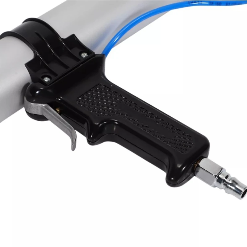 600ML 15 inch Pneumatic Caulking Gun Cement Glass Adhesive Glue Silicone Sealant Air Gun Machine for 300 400 500 600ml Soft Glue