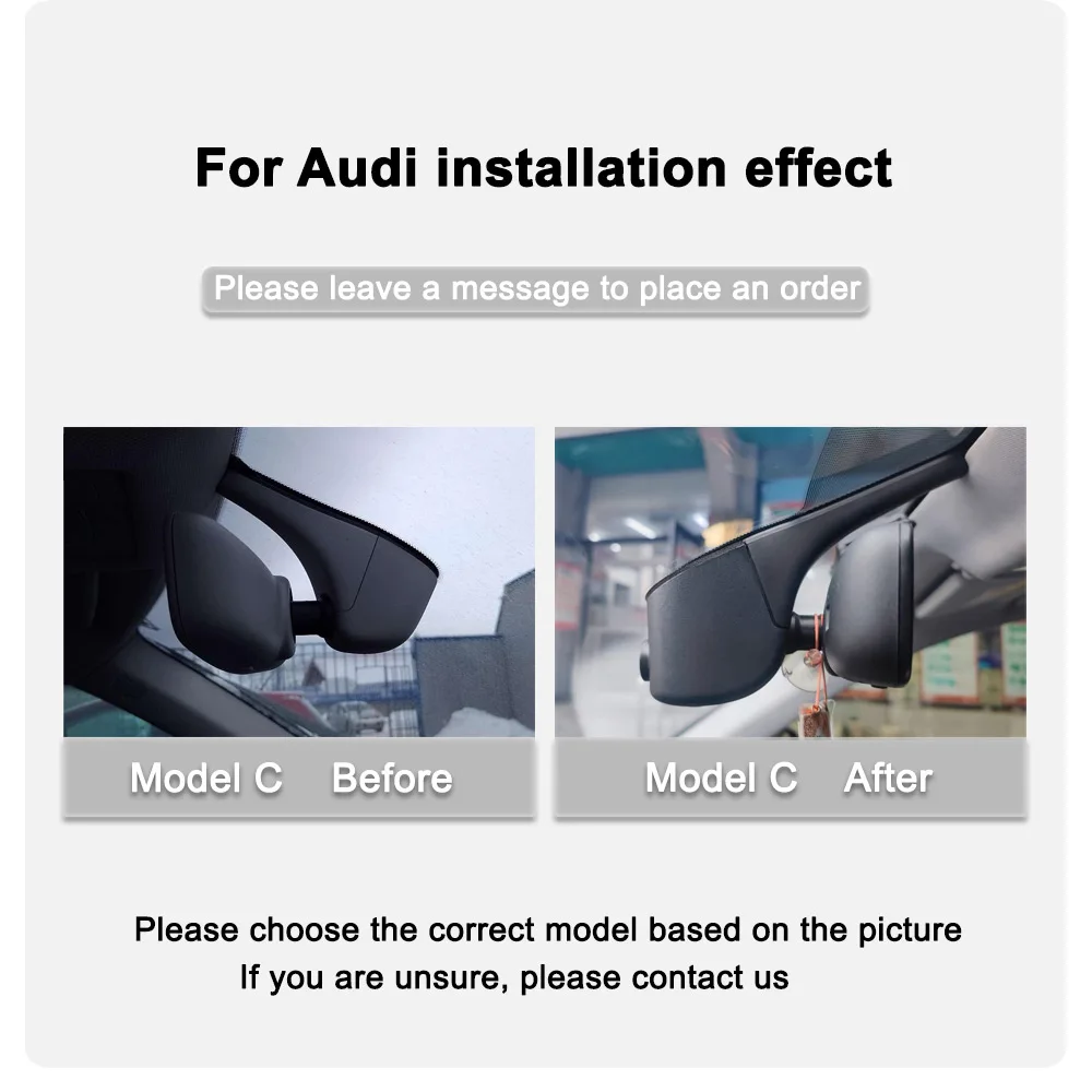 4K HD 2160P Dash Cam For Audi A3 A4 A5 A8 A2 Q3 Q5 Q7 Q2 S3 S5 RS3 TT-WIFI Car Dvr Dashcam APP Control