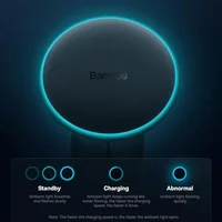 Baseus Magnetic Wireless Charger Car Phone Holder 15W Fast Charging Wireless Car Charger Holder For iPhone 16 15 14 13 Car Mount - Image 6